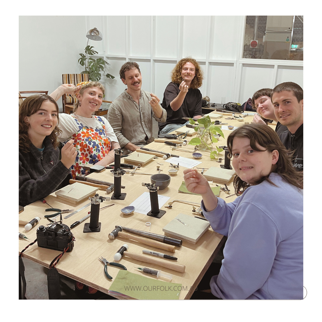 Private & Group Jewellery Making Workshops – Our Folk Studio